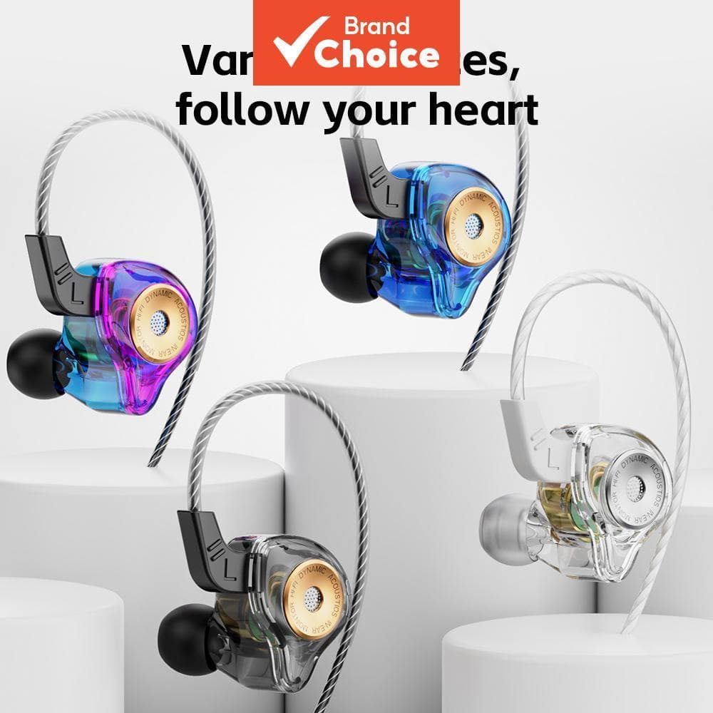 QKZ AK6-Ultra Fones De Ouvido Com Fio 3.5 Mm Aux Intra-Auriculares Microfone Som HiFi Dinâmico Esportes Música Para Jogo