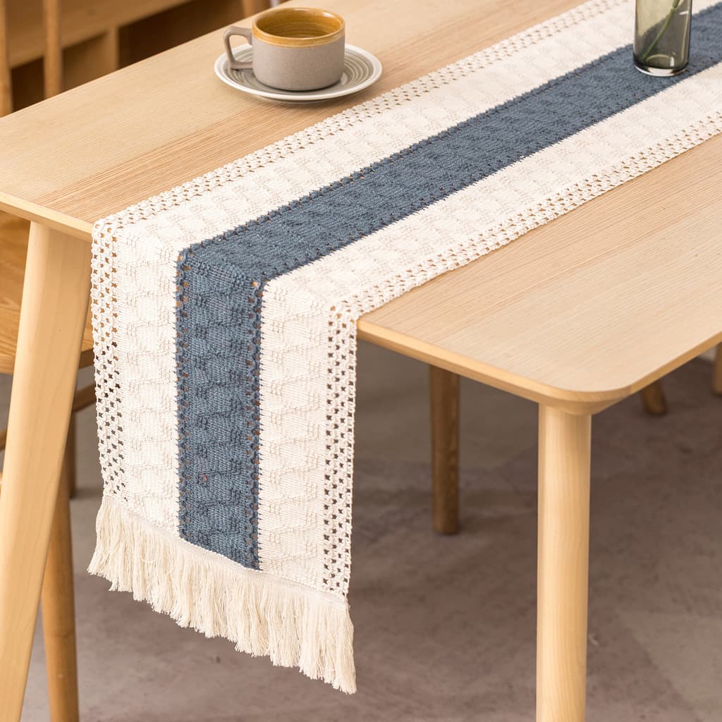 Corredor de mesa Country americano algodão linho tira longa toalha de mesa de jantar mesa de café decoração pano toalha