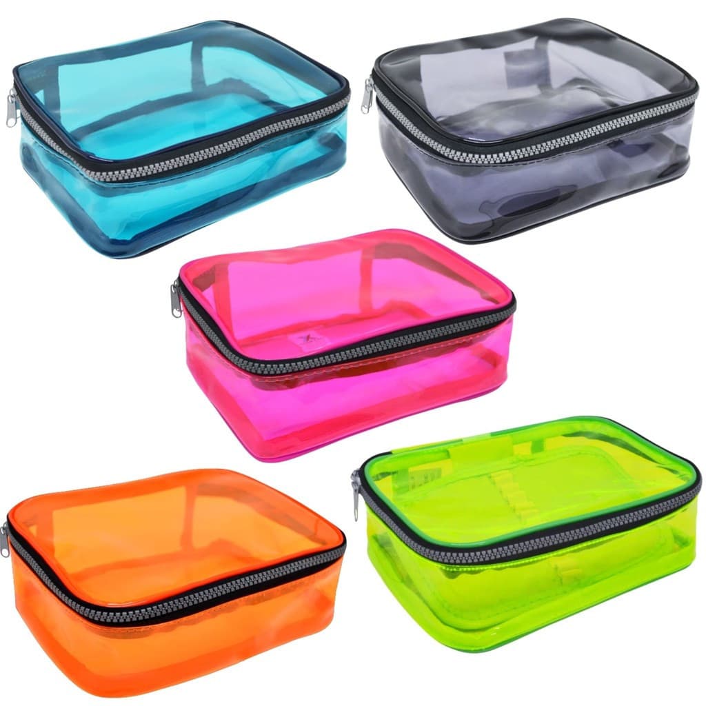Estojo Organizador Box 100 Pens P100 Cristal Neon AC Bag Cores