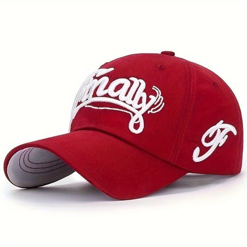 1 unidade, Boné de Beisebol Bordado, Boné Snapback Ajustável, Boné Estilo Dad Hat