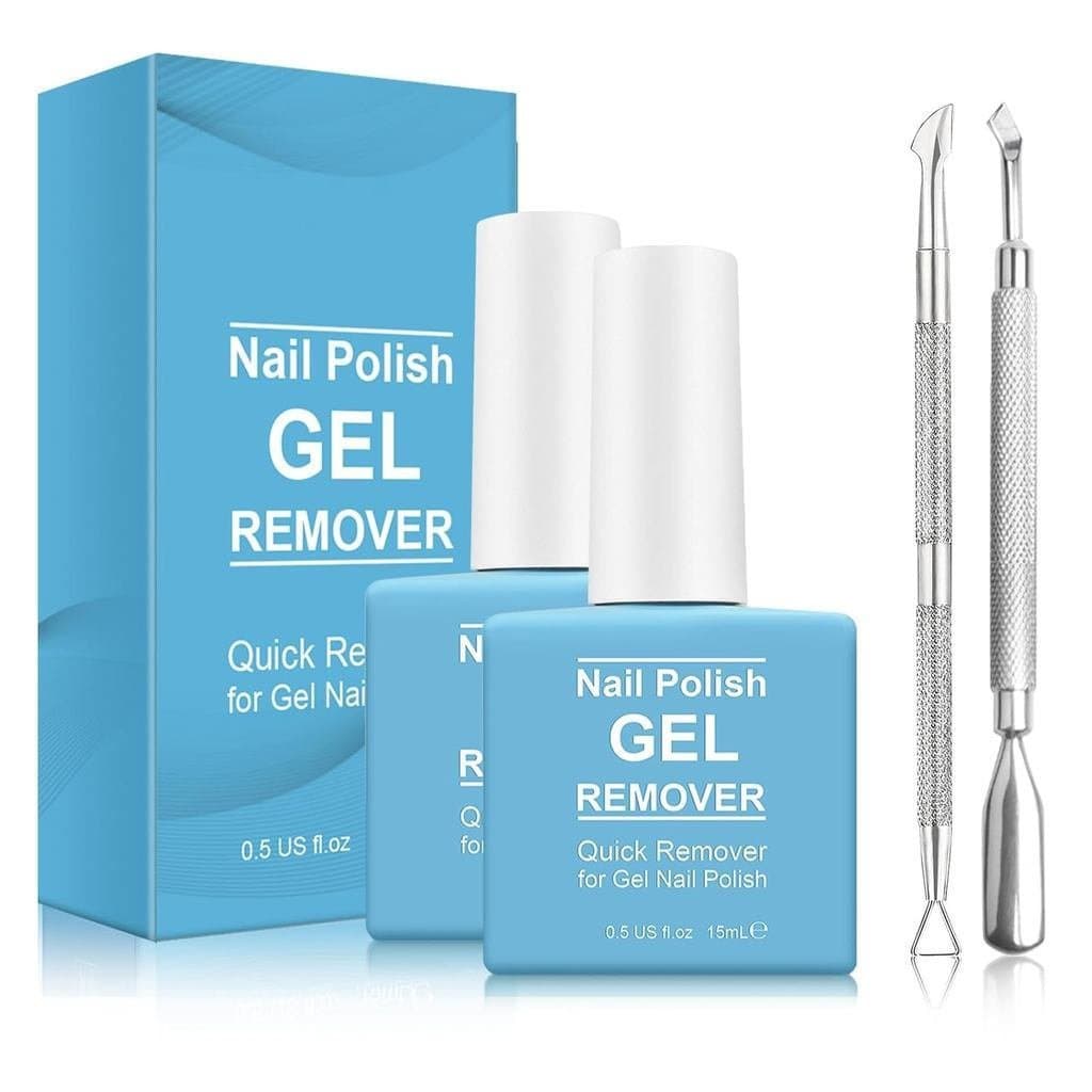 Removedor de Esmalte em Gel de 2 Peças, Adequado para Remover Esmalte em Gel, Remove Facilmente o Esmalte em Gel em 2-5