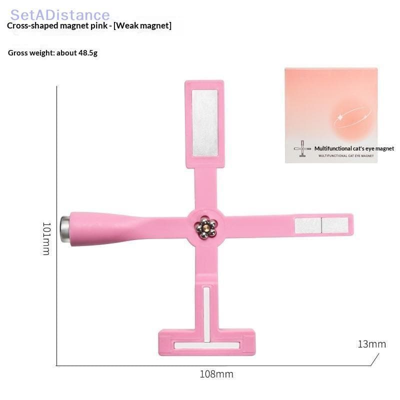 SetADistance 5 Em 1 Olho De Gato Prego Ímã Multi Efeito Cruz Flor Padrão Caneta Magnética Para Criativo Design Da Arte D