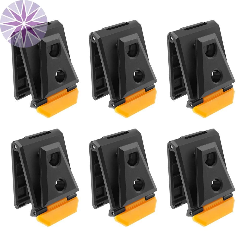 6 Pçs Ferramenta Fivela De Cinto ABS Clipe Rápido Colocar E Liberar Cintura Bolsa Fecho Para Kit De Ferramentas SHOPCYC1