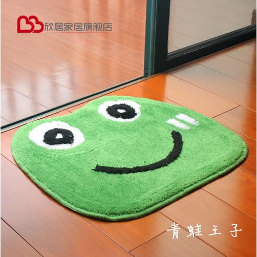 Xinju tapete absorvente de desenho animado, tapete para porta de banheiro, quarto infantil, banheiro, cozinha