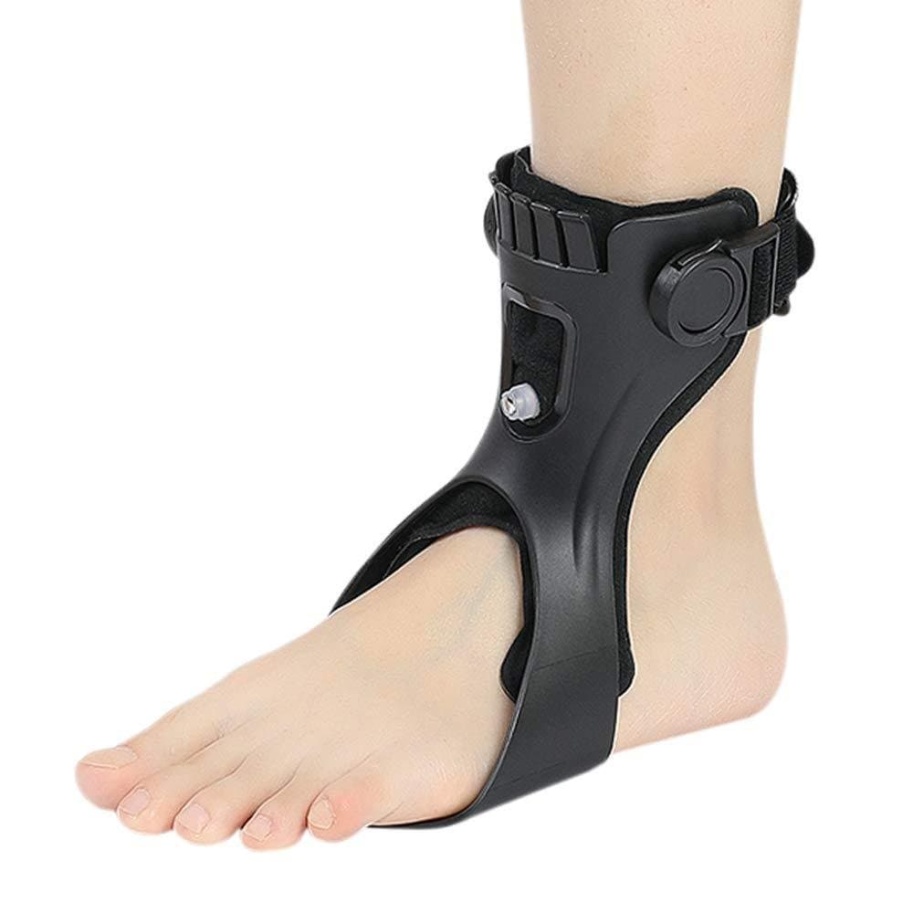 Órtese para Pé Caído AFO, Suporte para Tornozelo com Almofada de Ar Inflável Confortável para Hemiplegia, Acidente Vascu