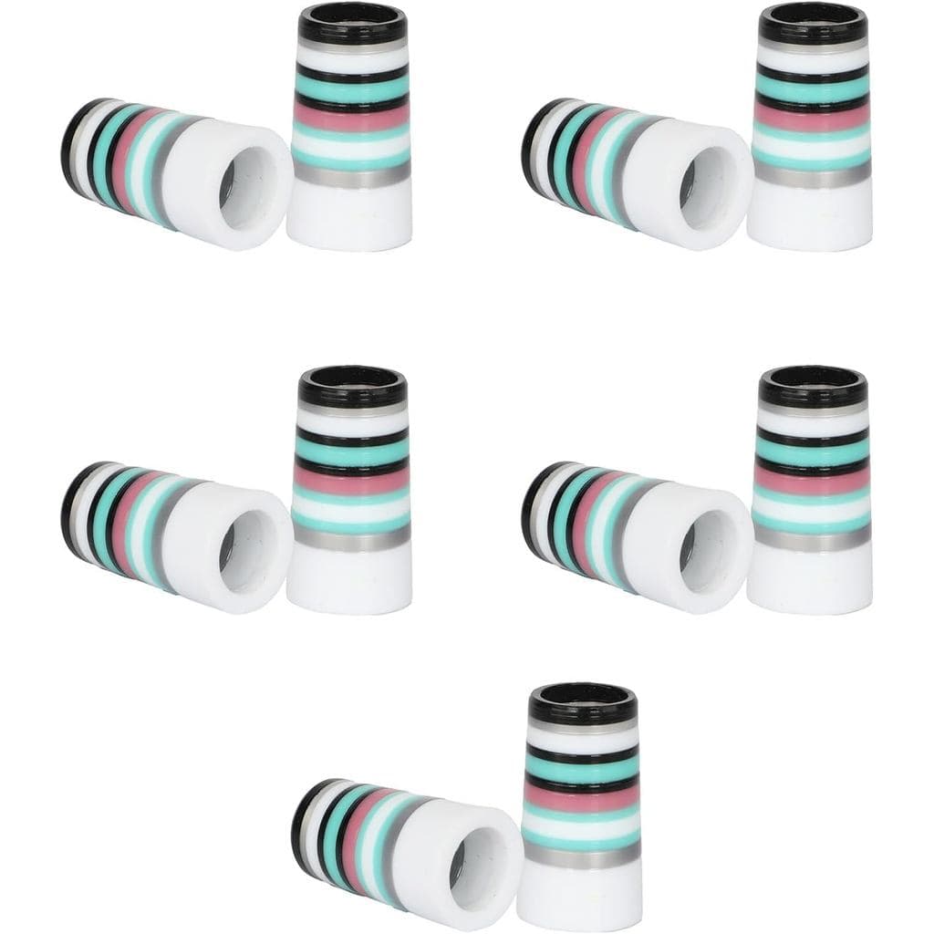 10 Peças de Ponteiras Coloridas para Tacos de Golfe, Compatíveis com Varas de Ferro de 0,35 e 0,37 Polegadas, Equipament