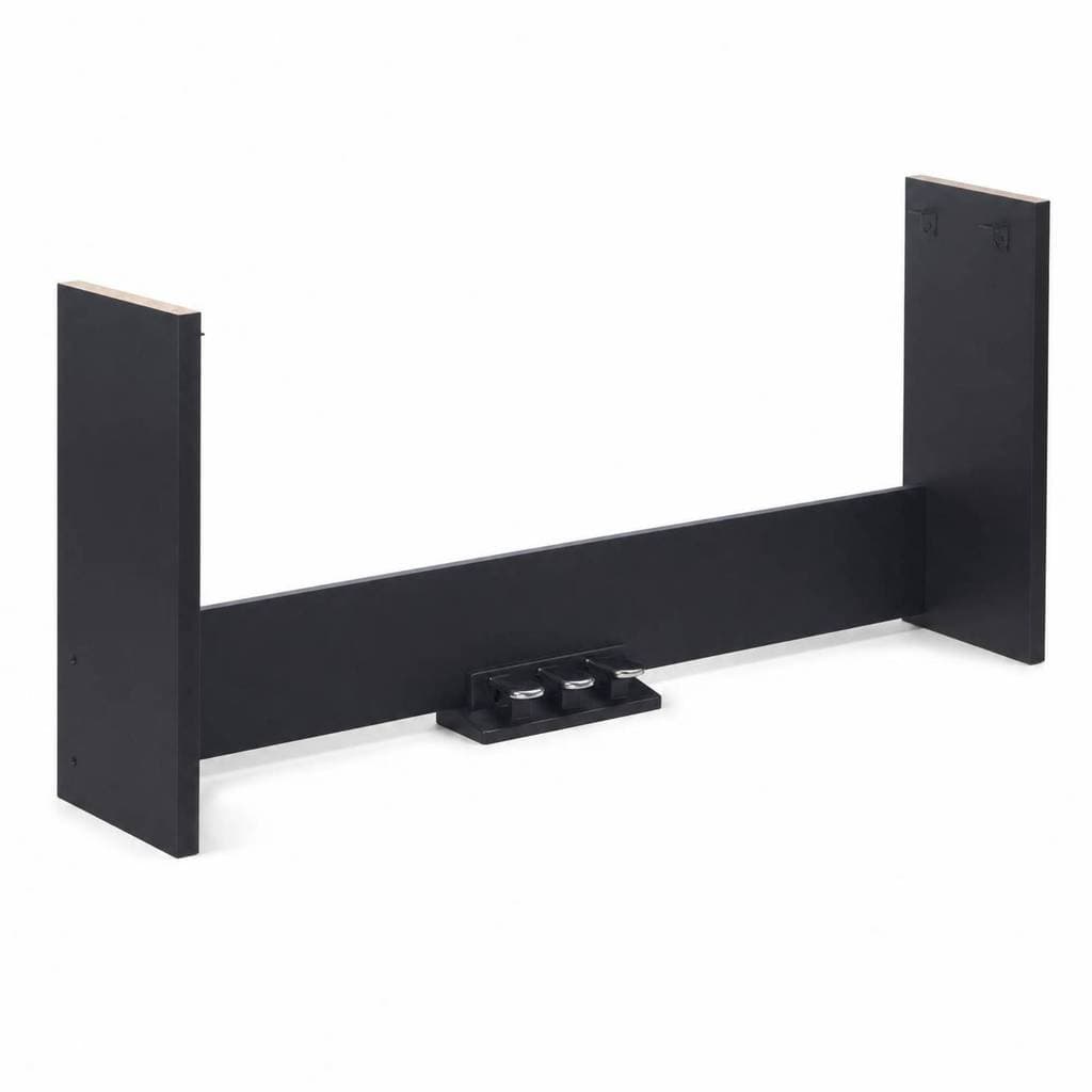 Suporte Base para Piano Digital Medeli ST450 Preto Madeira com Pedal Triplo Sustain Compatível SP-C120 SP-C220 SP-A500