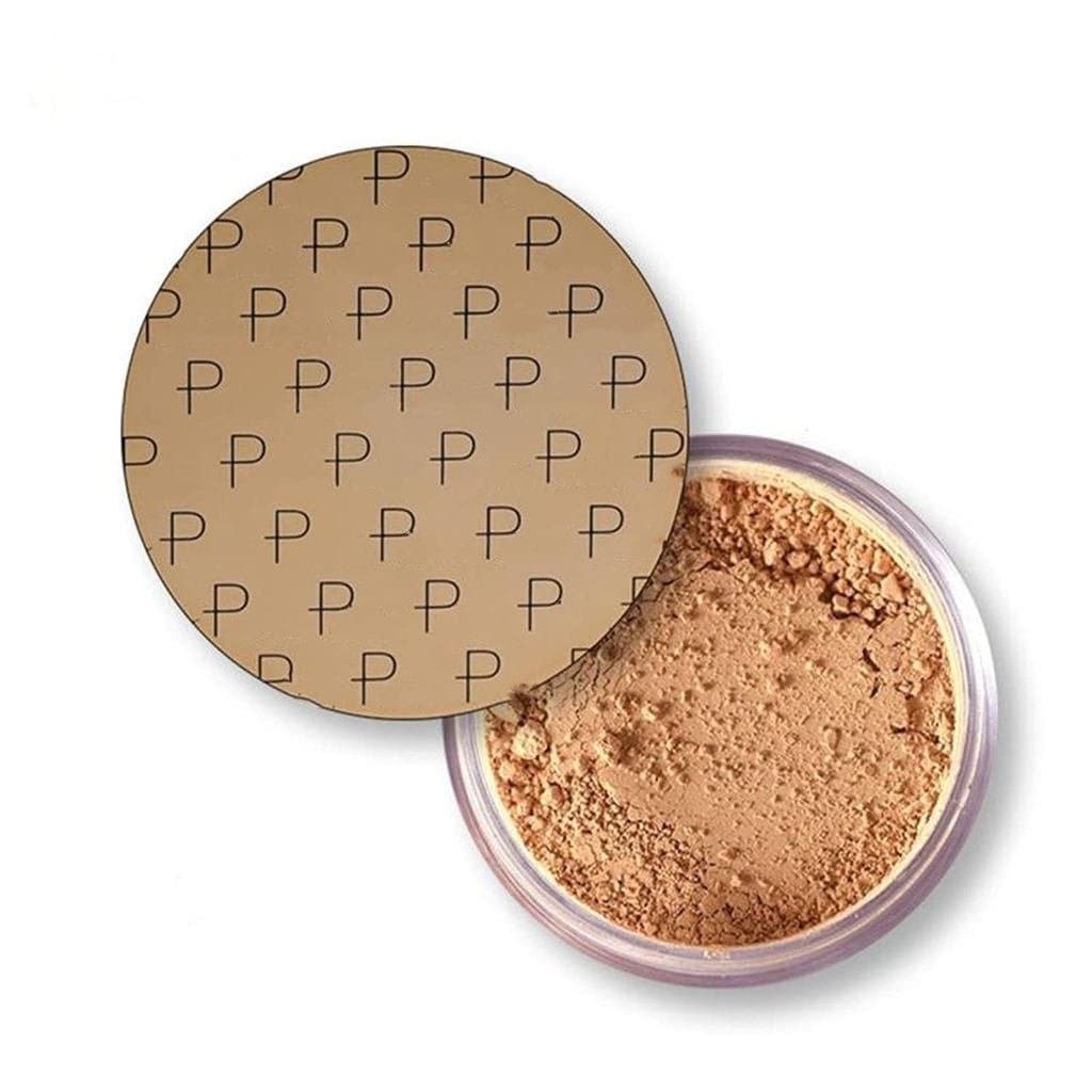 Pó Solto Matificante em 8 Cores, Pó Compacto Leve para o Rosto, Maquiagem Iluminadora com Esponja (01 Cor Deserto) Z222