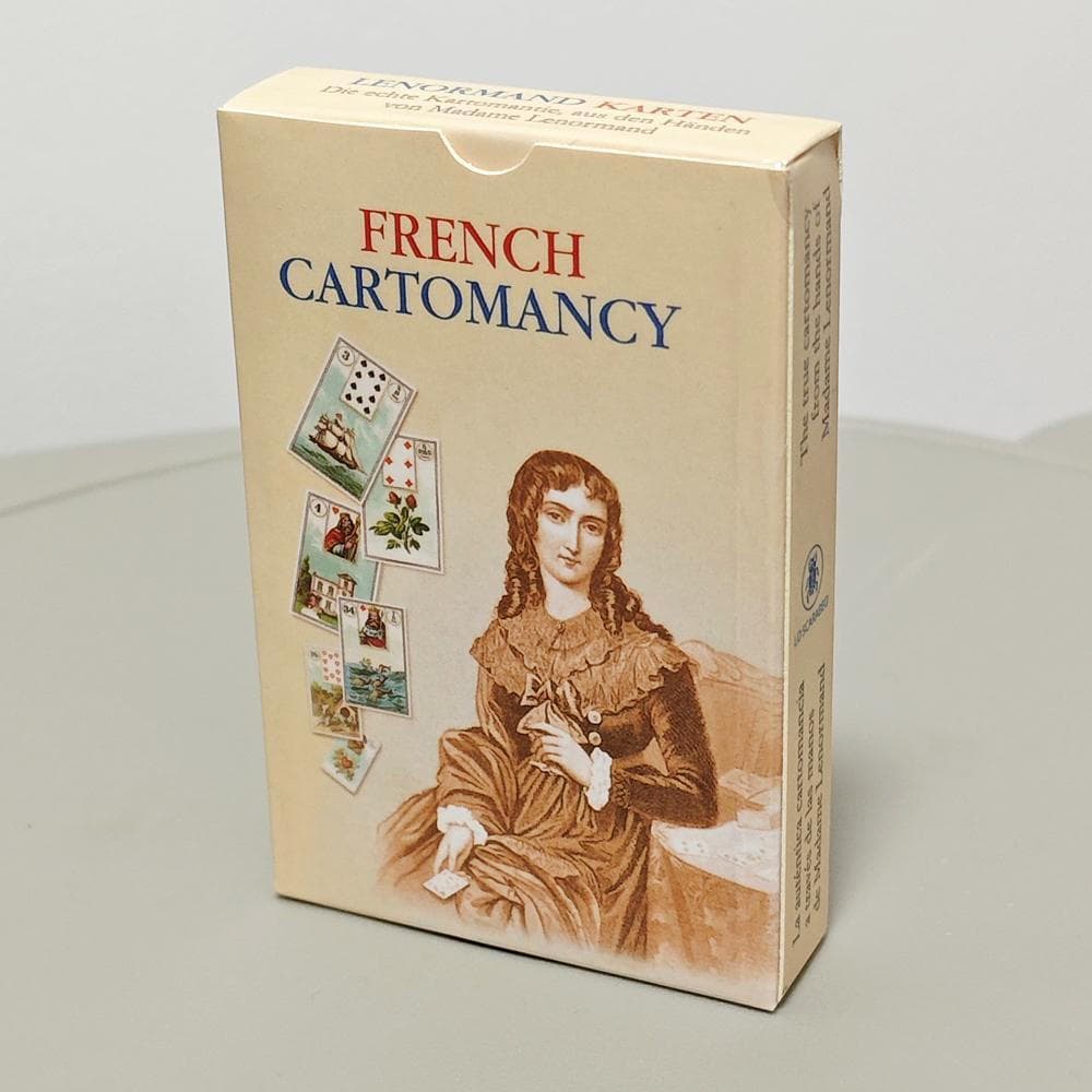 Baralho Lenormand De Cartomancy Francesa 36 Pcs Cartões 9 * 6cm Em Língua Chinesa E Inglesa Edição Bilíngue Clássico