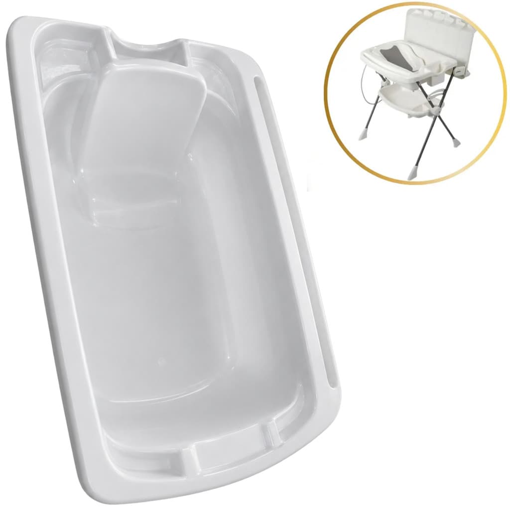 Banheira Avulsa p/ Suporte Trocador Burigotto Splash Branca