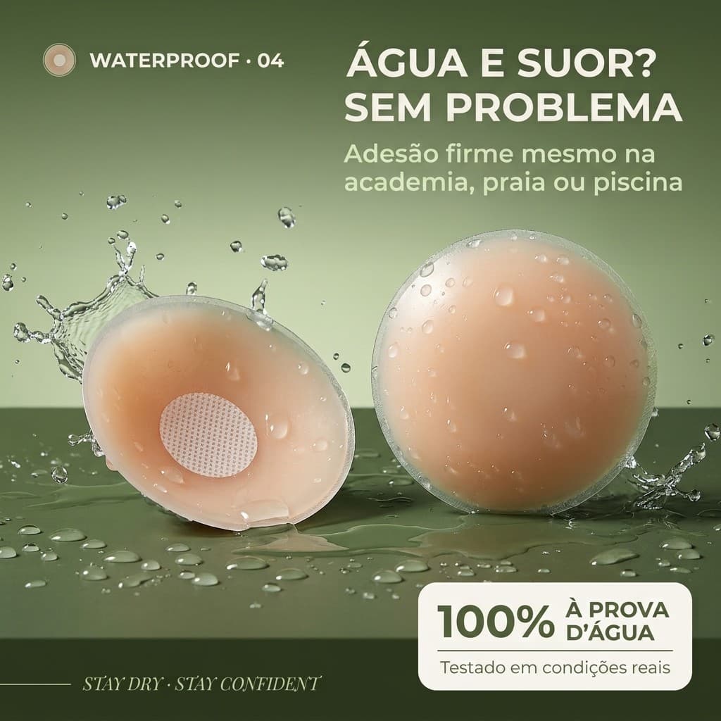 Protetor de Mamilos Tapa Seio Adesivo Reutilizáveis Invisíveis Capa de Mamilo de Silicone Pegajosa Tapa Bico do Peito