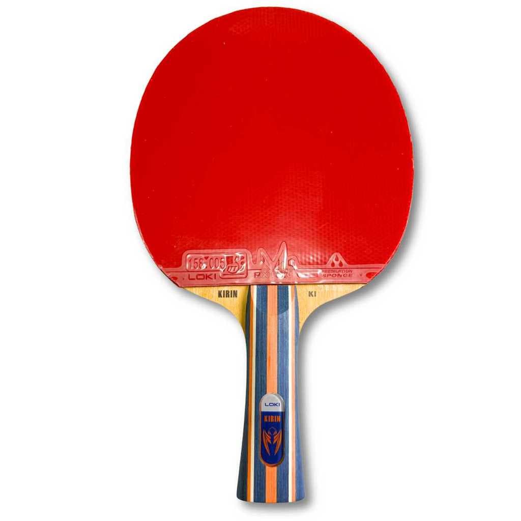 Raquete Tênis Mesa Clássica Loki K1 + Rxton 1 Selo ITTF