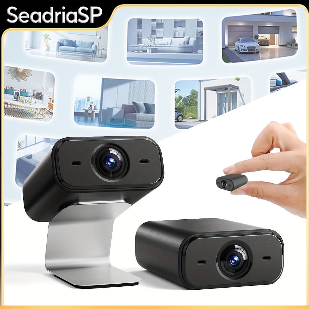 Mini Câmera Segurança Wifi Visão Noturna Áudio Hd