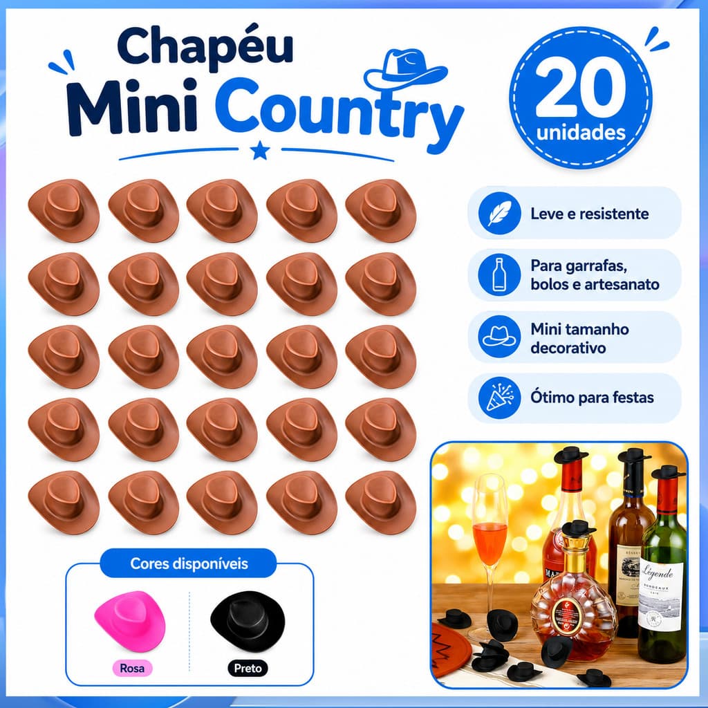 Mini jeans pequeno chapéu garrafa de vinho decoração festa artesanal vestir enfeites