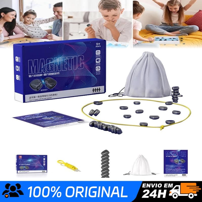 Kit 20 Jogo De Xadrez Magnético Mesa Divertido Tabuleiro Multiplayer Para Casa Brinquedos educativos