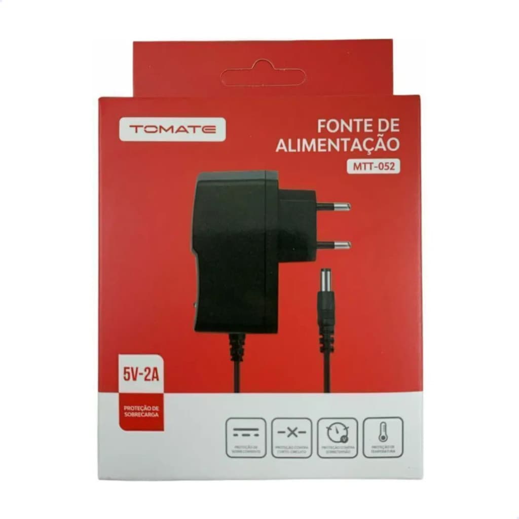 FONTE DE ALIMENTACAO 5V 2A TOMATE MTT-052