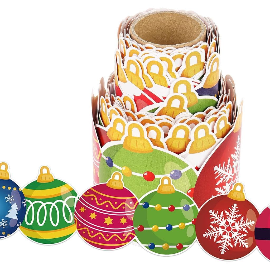 Rolo de Borda para Painel de Anúncios de Natal Lucleag de 36 Pés, Padrão Floral Multicolorido, Material de Papel, Ótimo