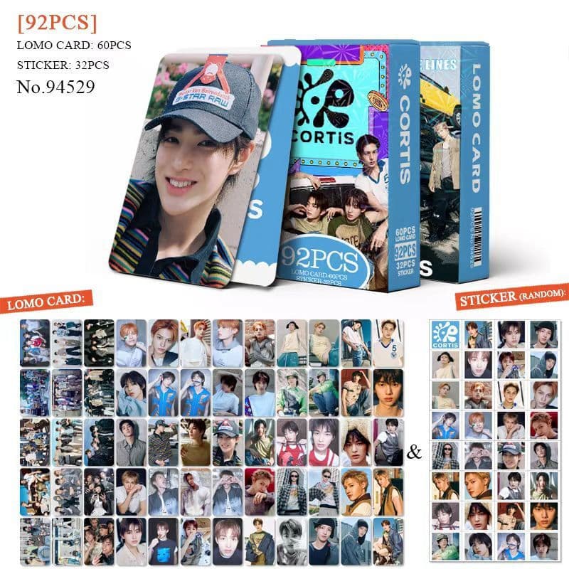 K-POP 60 Unidades/Caixa Com 32 De Adesivo CORTIS Photocard Pronto Para Ser Coleção Cartão Postal LOMO