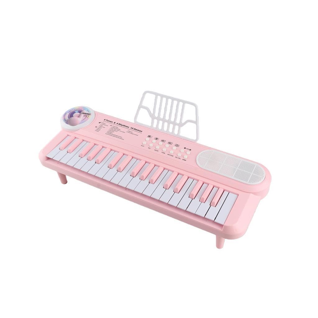 fireworksdm.br-SIP Teclado Piano com 37 teclas com suporte para microfone Função de reprodução de brinquedo musical