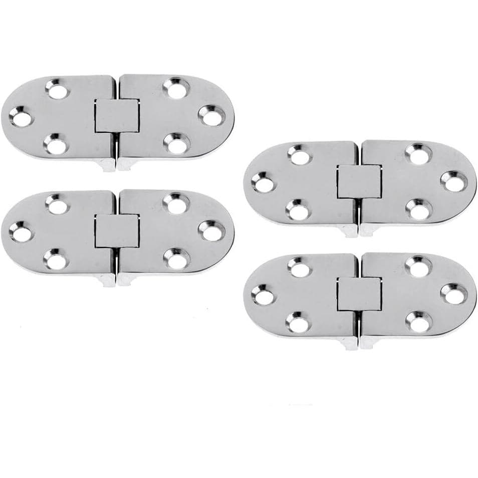 Dobradiça dobrável para barco/porta em aço inoxidável 316, dobradiça de alta resistência de grau marítimo com acabamento