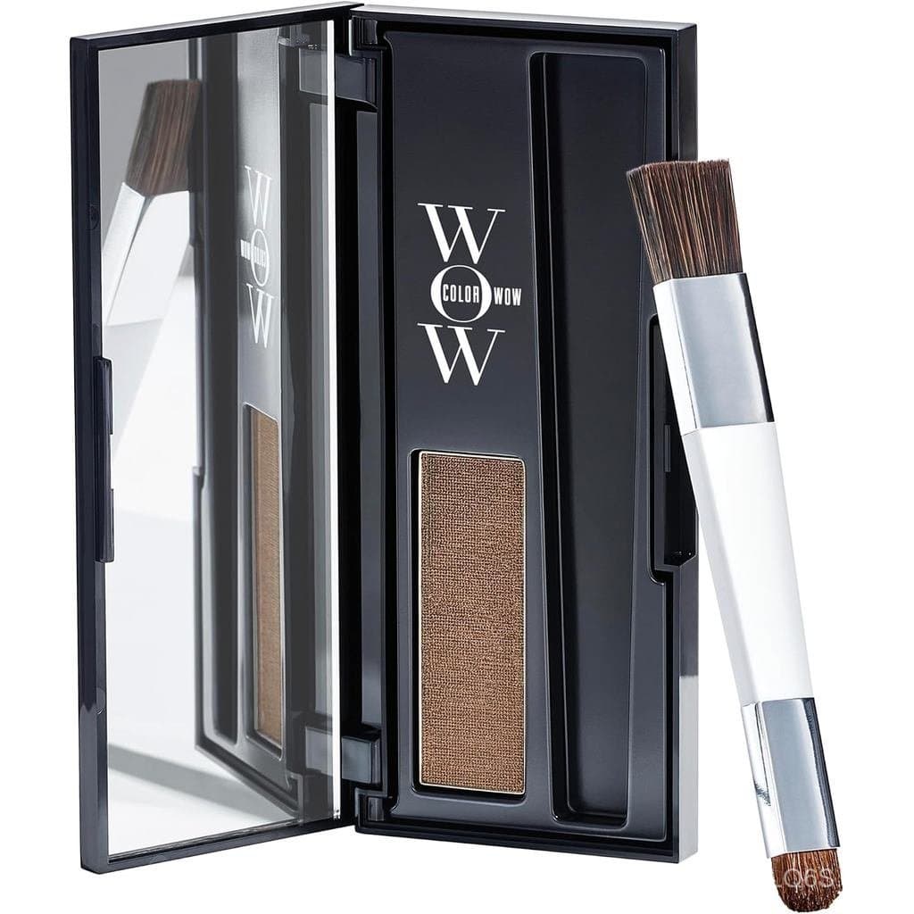 COLOR WOW Root Cover Up, Castanho Claro – Pó para Cobertura Instantânea de Raízes, para Cobrir Cabelos Brancos, Misturar