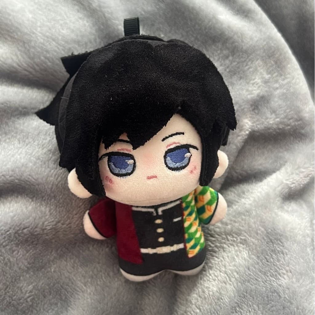 Demon Slayer Anime mercadoria Tomioka Giyuu atributo boneca de algodão bidimensional boneca de pelúcia pingente