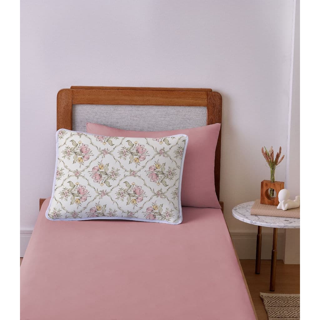 Jogo de Cama Solteiro 2pçs Vivaldi Rosa