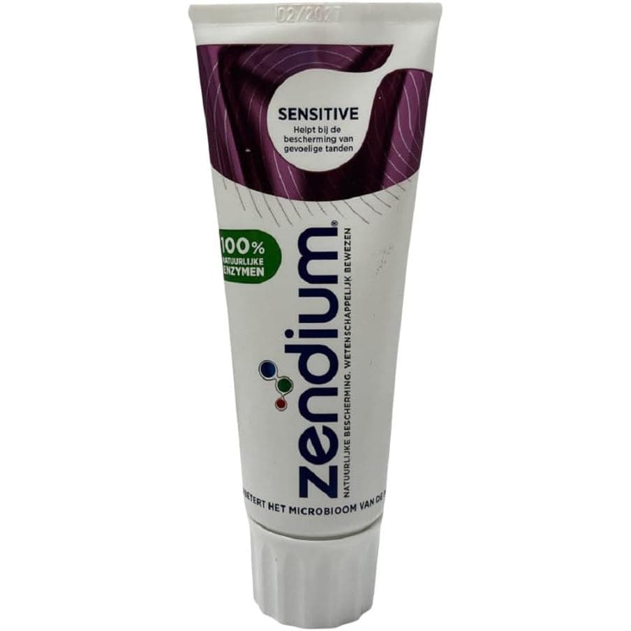 Pasta de Dentes Zendium Sensitive 75ml - contém enzimas e proteínas antibacterianas naturais - proteção natural - adequa