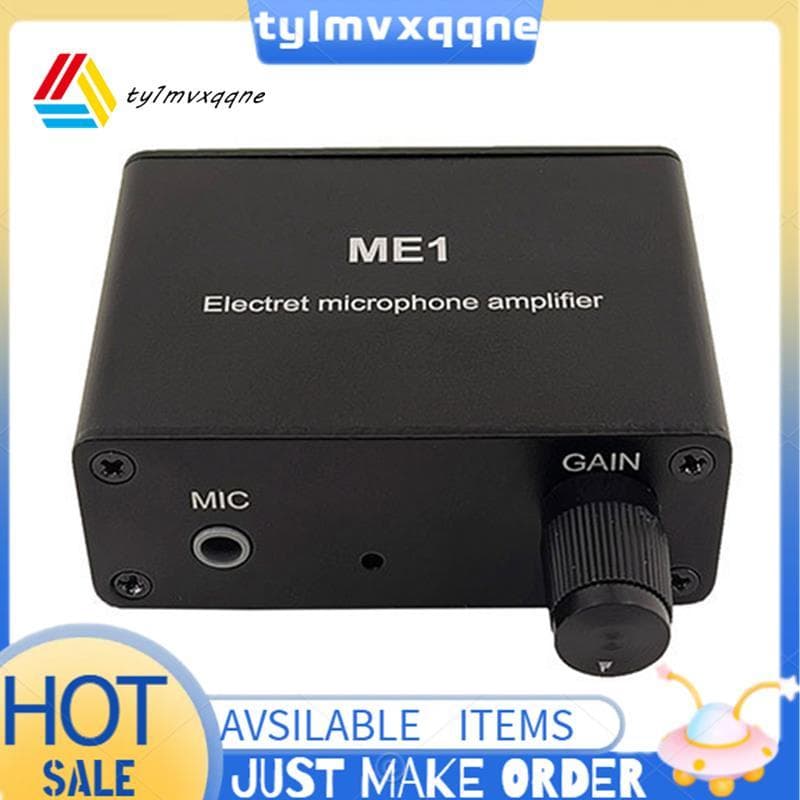 3.5mm ME1 Microfone Condensador Amplificador De Fone De Ouvido Pré-Áudio Placa De Mistura