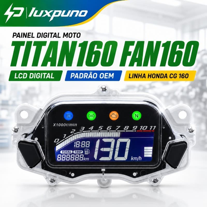 Velocímetro De Painel Digital Para Motocicleta para Honda Titan 160 Ex 2016 2017 Cg 160 Fan/Charge 160 2018 2019 2020