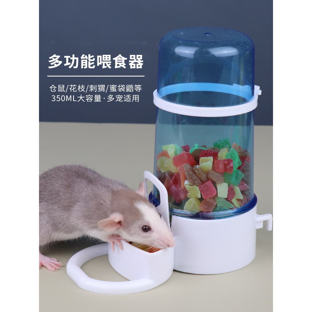 Ouriço alimentador automático fonte potável papagaio pássaro Hamster esquilo à prova de respingos tigela de comida tigel