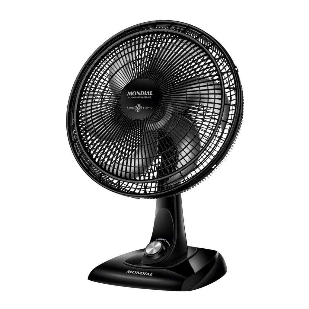Ventilador de Mesa Mondial 40cm 6 Pás 127V – Silencioso, Potente e com 3 Velocidades