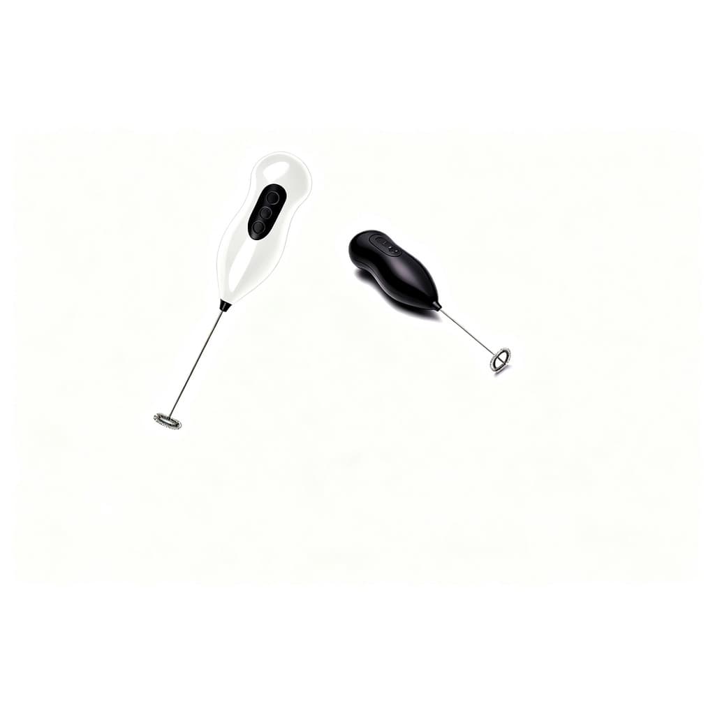 Batedor Portátil Elétrico 4 Velocidades Mixer para Café Leite Ovos Sem Bateria Inclusa