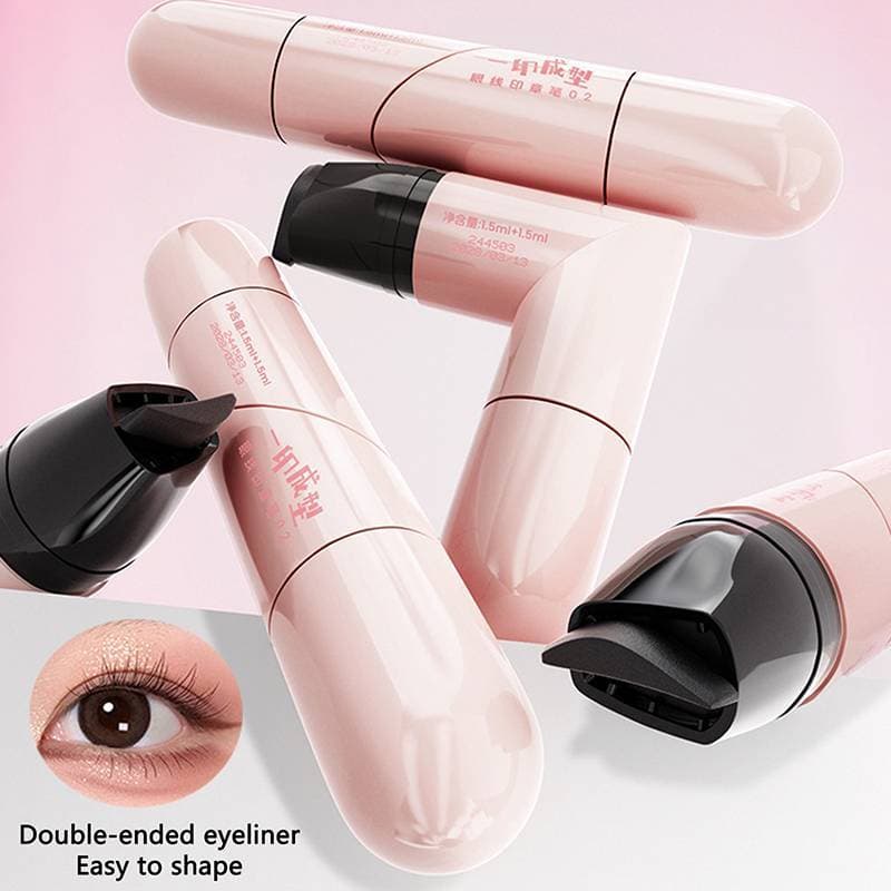Carimbo De Delineador Integrado , Preciso , De Longa Duração , Caneta Líquida , Maquiagem , Cosméticos