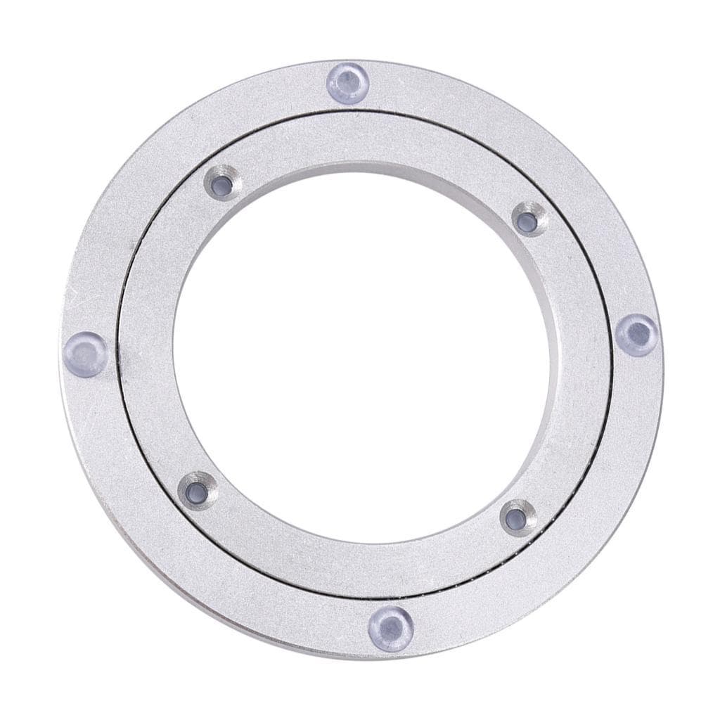 Plataforma Giratória Com Rolamento Giratório De Liga De Alumínio Resistente Para Mesa De Jantar Redonda (8 H8.5MM)