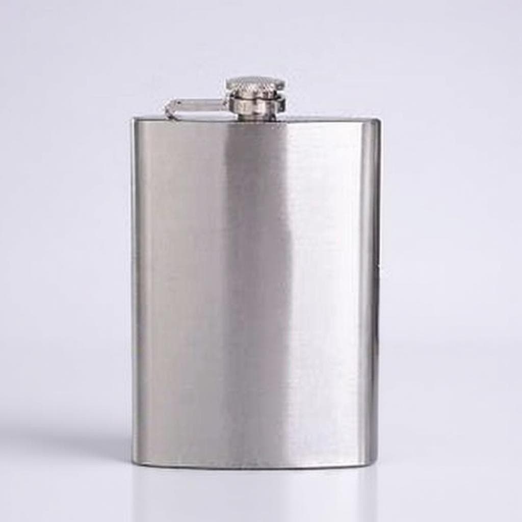 Cantil de Bolso Aço Inoxidável 8oz para Bebidas Portátil