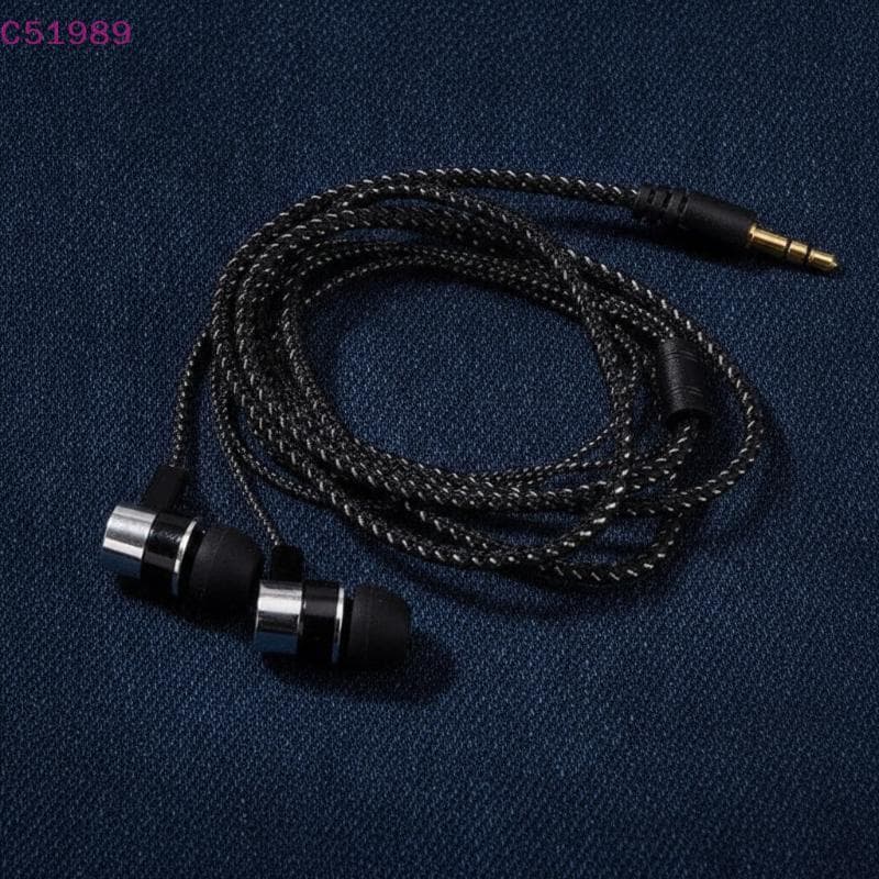 [kaan] Fones De Ouvido Intra-Auriculares Com Fio Fone Estéreo Cancelamento De Ruído Plugue De 3.5 Mm Para Esportes Acade