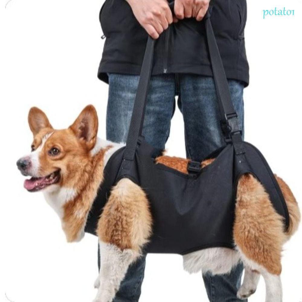 POTATO1 Porta-Estilingue Para Cães , Alça Grossa , Suporte Pernas , Arnês Elevação De Forro Macio Oxford , Colete De Ani