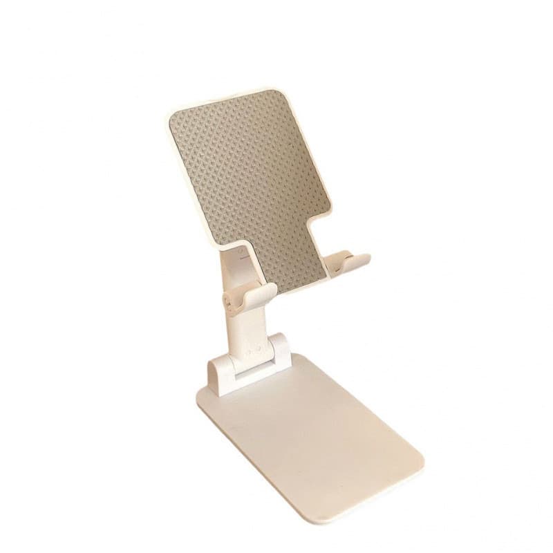 Suporte de mesa para telefones móveis portáteis, dobrável, ajustável e adequado para uso sem as mãos.