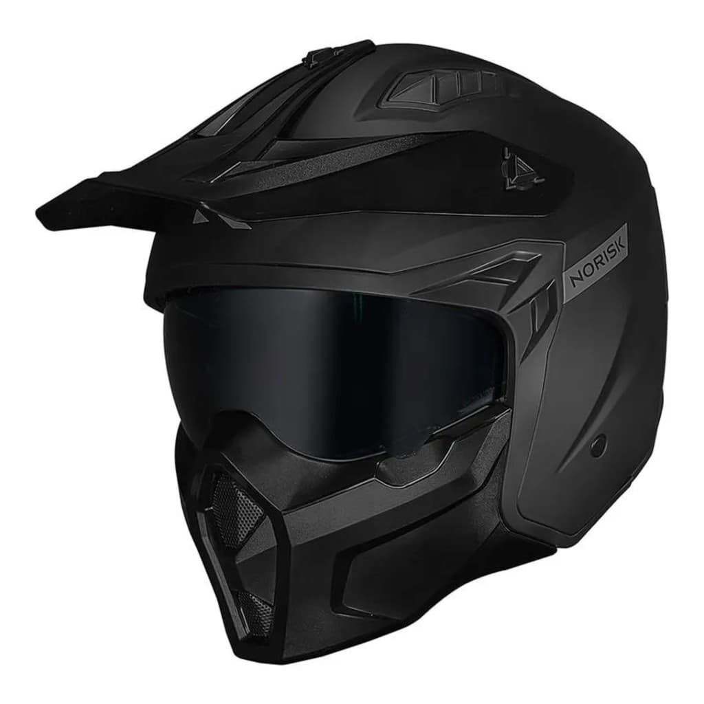 Capacete Moto Norisk Darth Ii Monocolor Matte Black Óculos masculino feminino