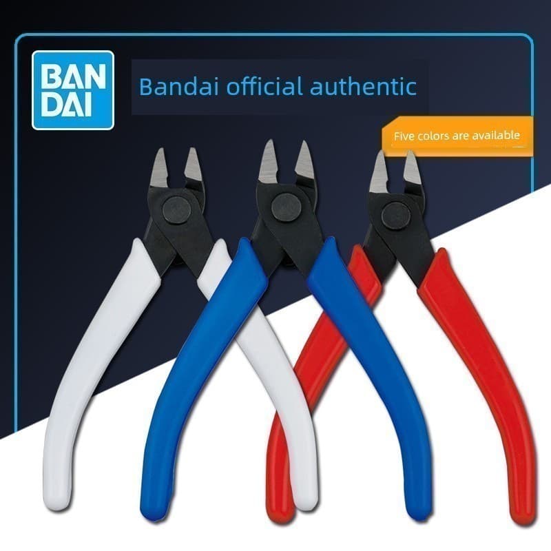 Bandai Gundam modelo ferramenta especial alicate de corte básico alicate Diagonal vermelho branco azul Tricolor alicate