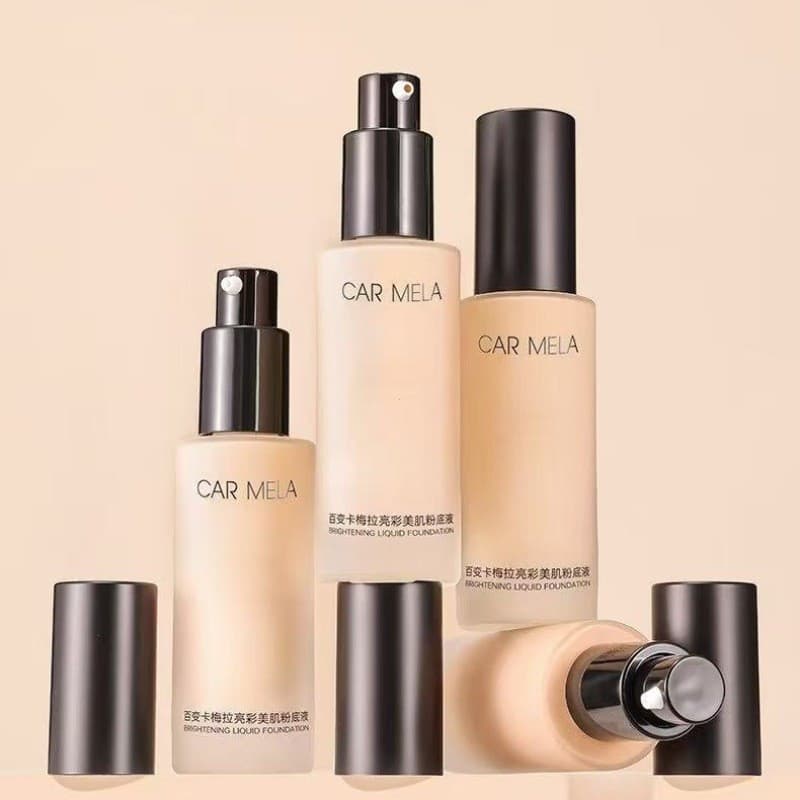 Base Líquida Camellia: Ilumina e embeleza a pele, uniformiza o tom da pele, fixa a maquiagem, disfarça os poros e propor
