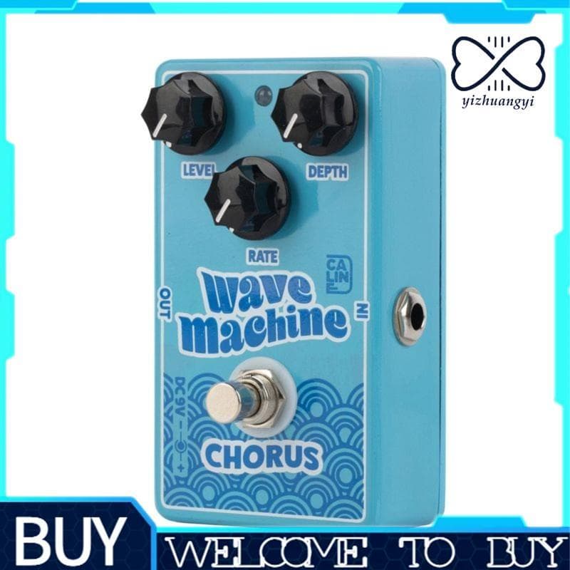 Máquina De Onda Coro Pedal Guitarra Liga Alumínio Embalagem True Bypass Unidade Efeito Acessórios
