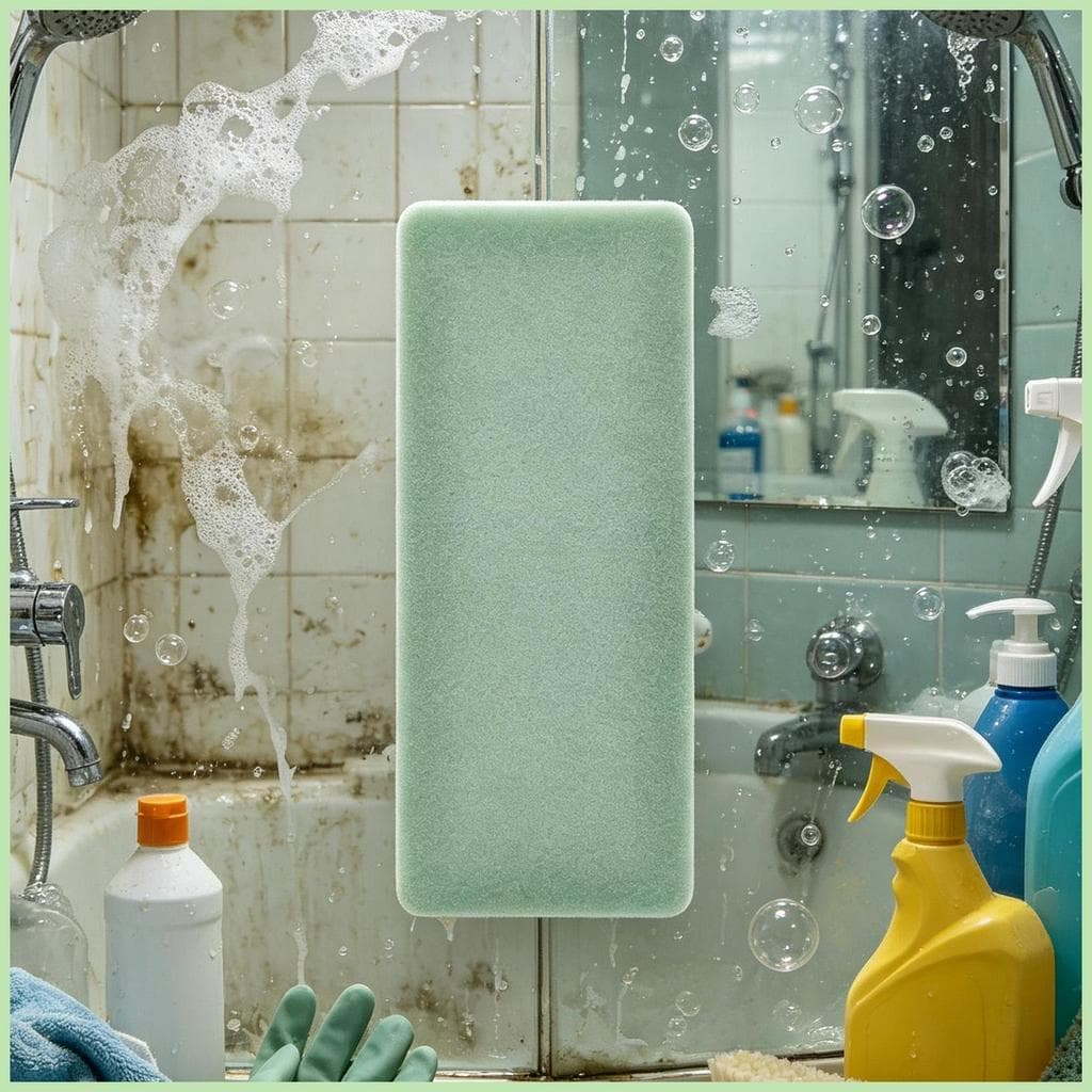 Esponjas Para Limpeza Dupla Face , Escova Segura Todos Os Fins , Limpador De Banheiro Banheira De Chuveiro kagli1br