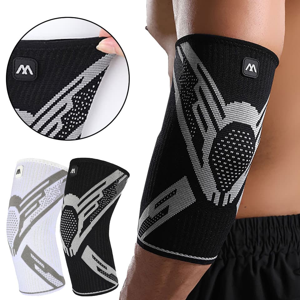 1 Peça Esportes Malha Cotovelo Cinta Suporte Respirável Elástico Badminton Fitness Proteção