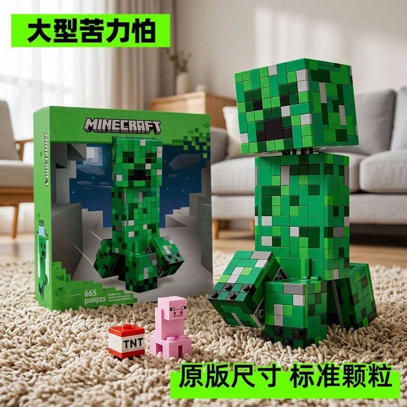 Novos blocos de construção Minecraft trepadeira 21276 bancada crianças educacional montagem blocos de construção brinque