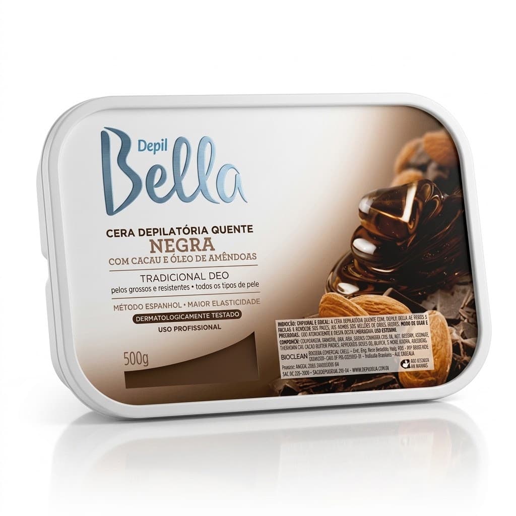 Cera Depil Bella 500g  Cera Depilatória Profissional