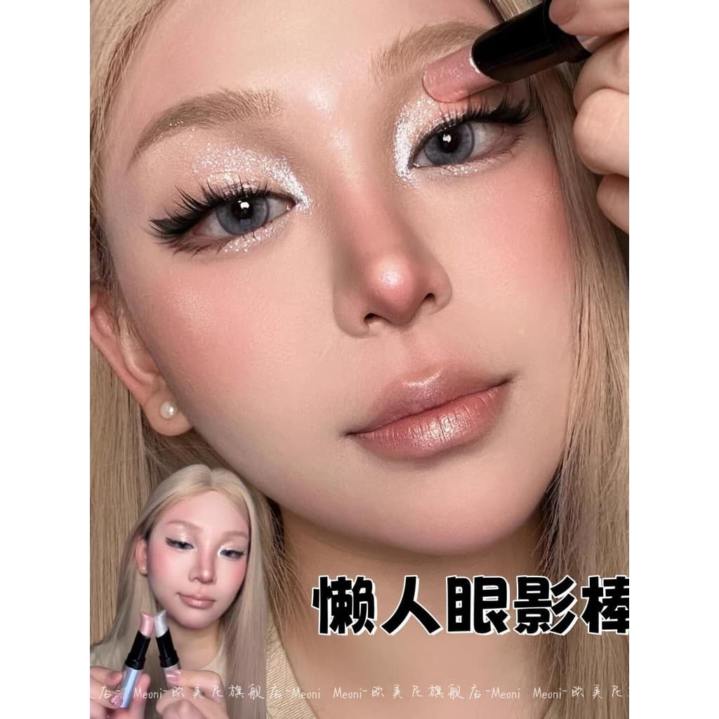 Tão adequado para pessoas preguiçosas..Bastão iluminador piscante, maquiagem iluminadora Natural, bastão de diamante, so