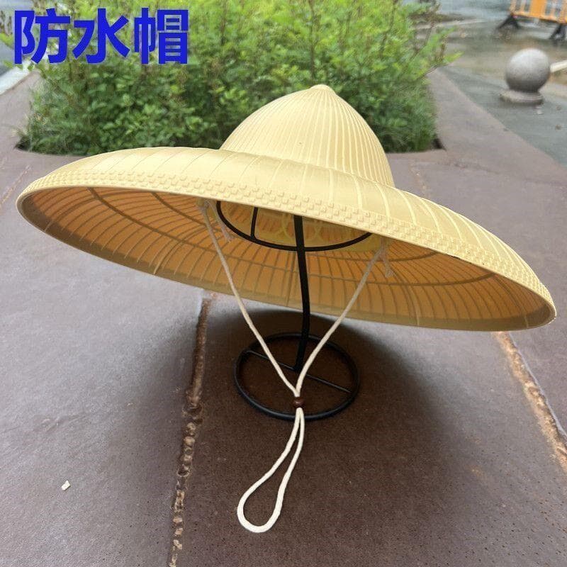 Hainan chapéu chapéu à prova dwaterproof água chapéu capa de chuva ao ar livre protetor solar Unisex quatro estações pod