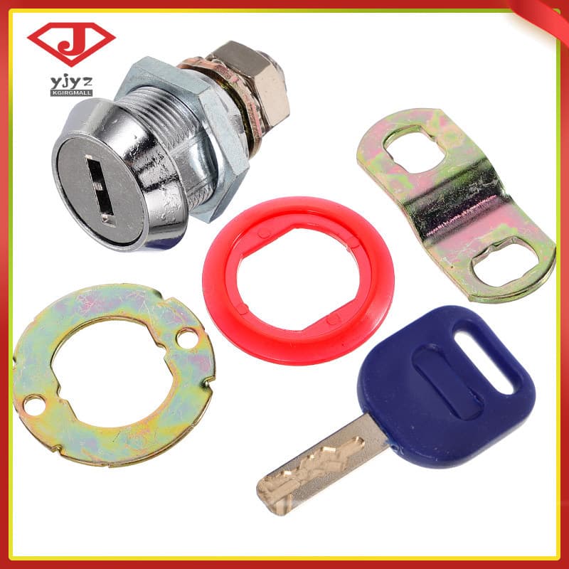 1 Conjunto De Bloqueio De Armário Resistente Gaveta Vitrine Com Chave Yujingyouzhang